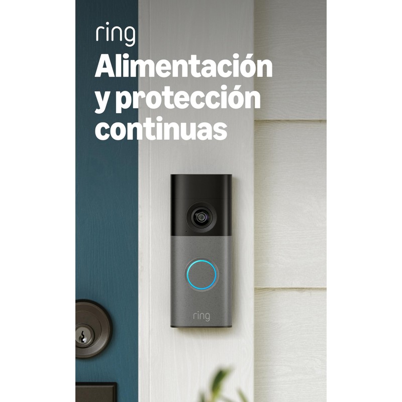 Videotimbre cableado Ring (último modelo): Retinal 2K con video gran