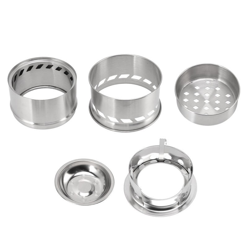 Mini Alcohol Stove for Camping Hiking Stainless Steel Campfire Stove