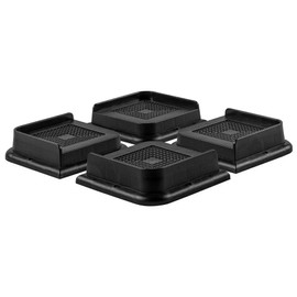 Anti-Vibration Lift Stand for Washing Machines, Height Adjustment, Soundproofing, Vibration Proof Rubber Mat, Washing Machine Stand, For Lifting (General Use, Height 1.1 inches (2.7 cm), 4 Joint Legs