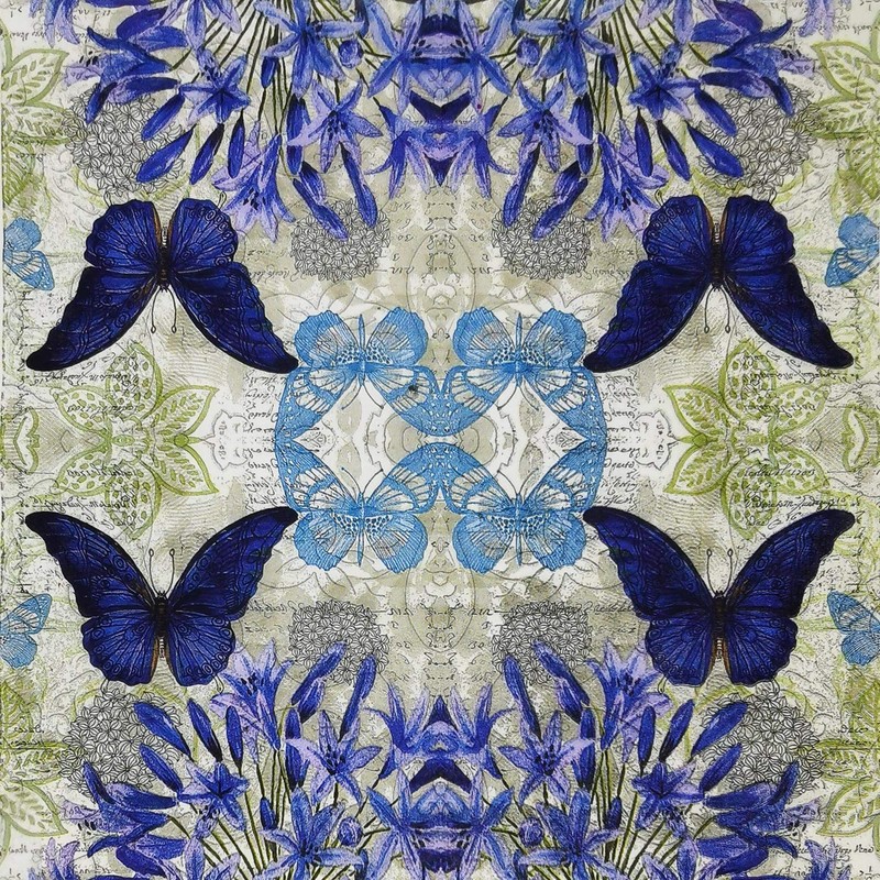 Party Napkins (Blue butterfly)