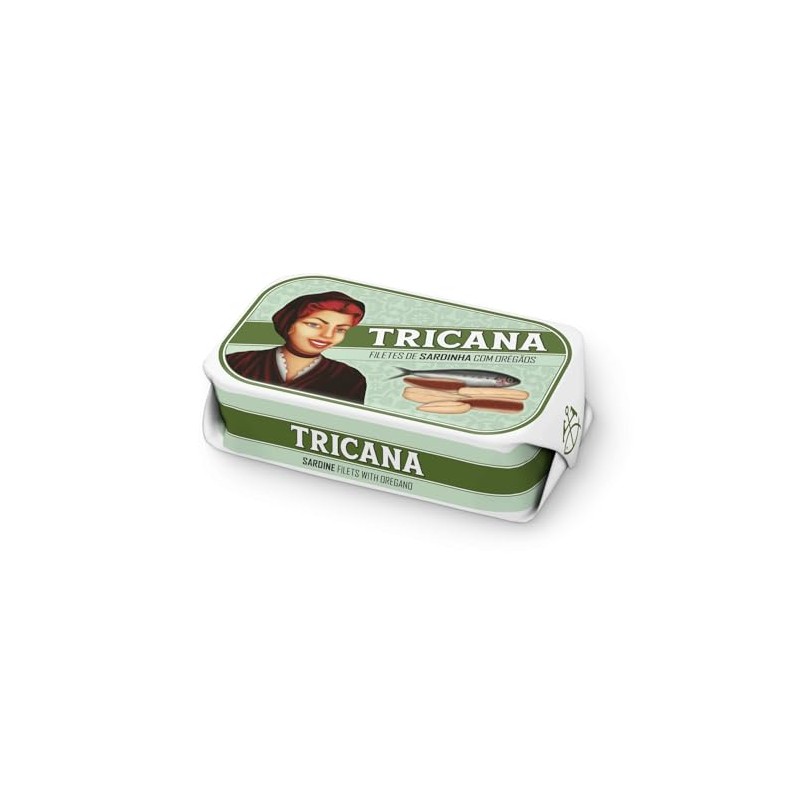 Tricana - Portuguese Sardine Filets with Oregano - 120gr (Pack