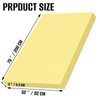 Yellow Foam Board, High-Density Upholstery Foam for Couch Cushion Replacement,