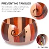 Coopay Yarn Bowl, Wool Holder, Wooden Yarn Holder for Knitting