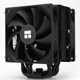 Thermalright Burst Assassin 120 EVO DARK CPU Cooler, 2*120cm PWM Quiet Fan CPU Air Cooler with 1500RPM Speed,Brushed Black Top,for Intel LGA1851/1700/1150/1151/1200&AM4/ AM5, Computer CPU Cooler,Black