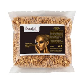 Depilah Brazilian Hot Film Wax Gold - 500 Gram Golden Stripless Wax