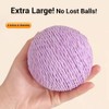 Extra Large 4-Inch Sisal Cat Ball Toy (Green)