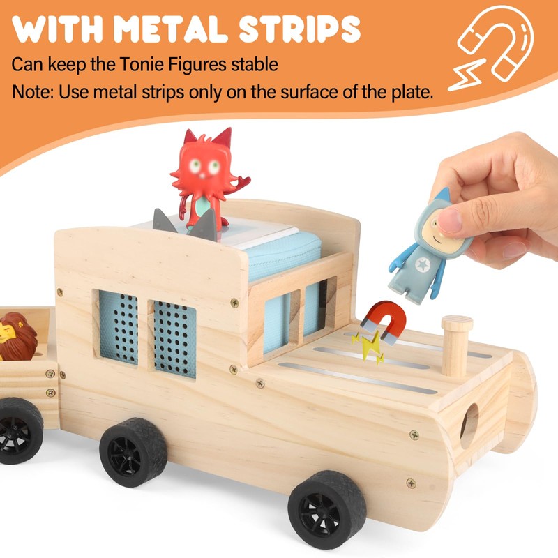 Car for Toniebox and Tonie Box Figures Storage Organizer Shelf