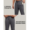 Auxo Men's Athletic Pants with Zipper Pockets Big and Tall