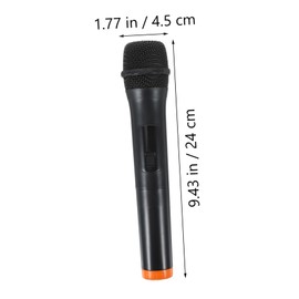 Kisangel 1 Set Wireless Handheld Microphone Cordless Live Streaming Mic for Outdoor Events Karaoke Parties and Performances Lightweight Design High Definition Display Durable Random Color