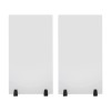 Unbranded 30 x 18 in Clamp-on Desk Privacy Panels Acrylic