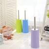 Toilet Brush with Holder, Free Standing Toilet Brushes, Closed Hideaway