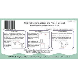 Oh Yeah! They're in! New! Karen Burniston - Flip Frame Pop-Up 1134