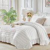 Ruffled Quilt Set Queen Size 92 * 92in - 3
