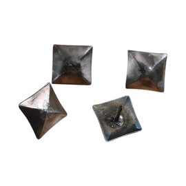 Premium 1 1/2" x 1 1/2" Pyramid Clavos - Hand Forged Iron - Unfinished - Sold Individually