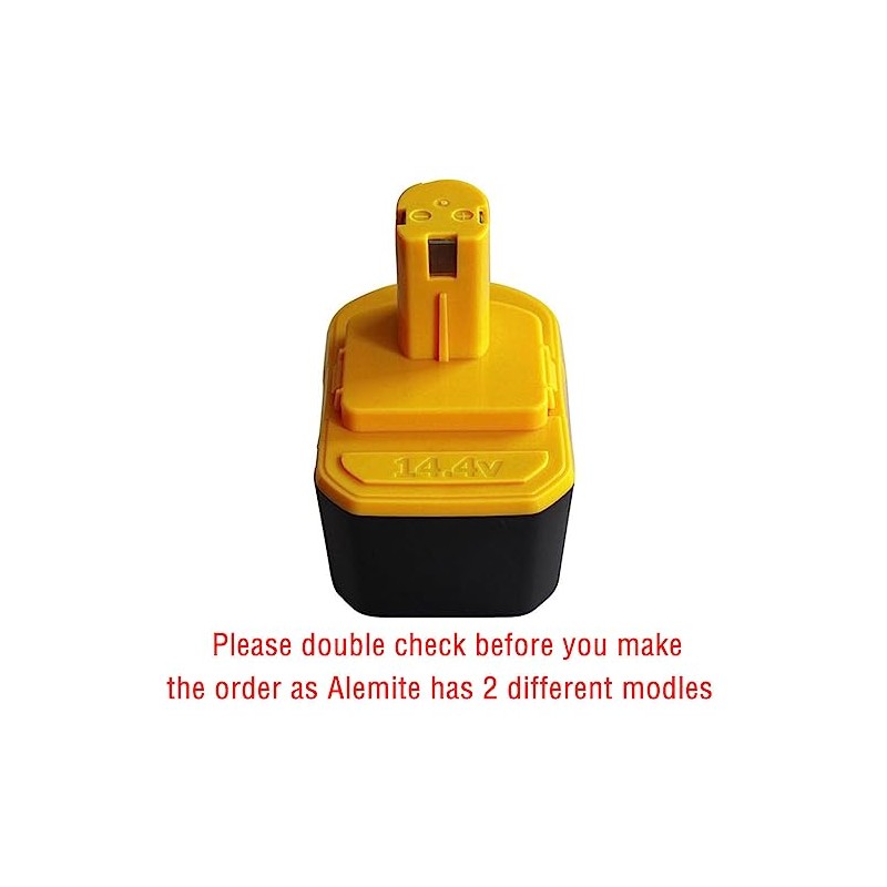 New Battery Pack for Alemite 339992 14.4 Volt NICD 200mah