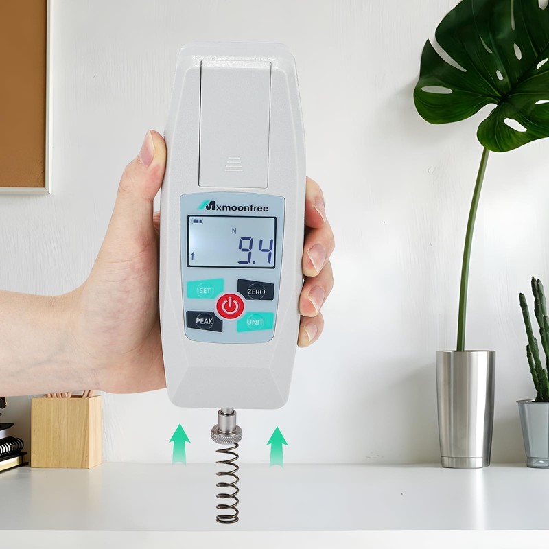 Mxmoonfree Digital Force Gauge 500N Push Pull Gauge Portable Force