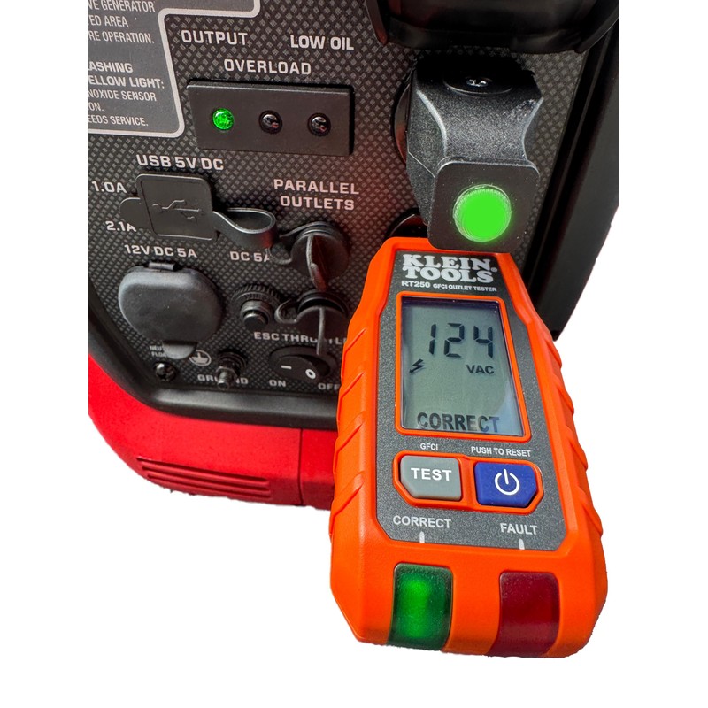 Bad Wolf Portable Generator Neutral-Ground Bonding Plug, 15A 120V, with