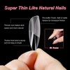 FITDON Pack of 240 Almond Nails Tips, Medium Full Cover