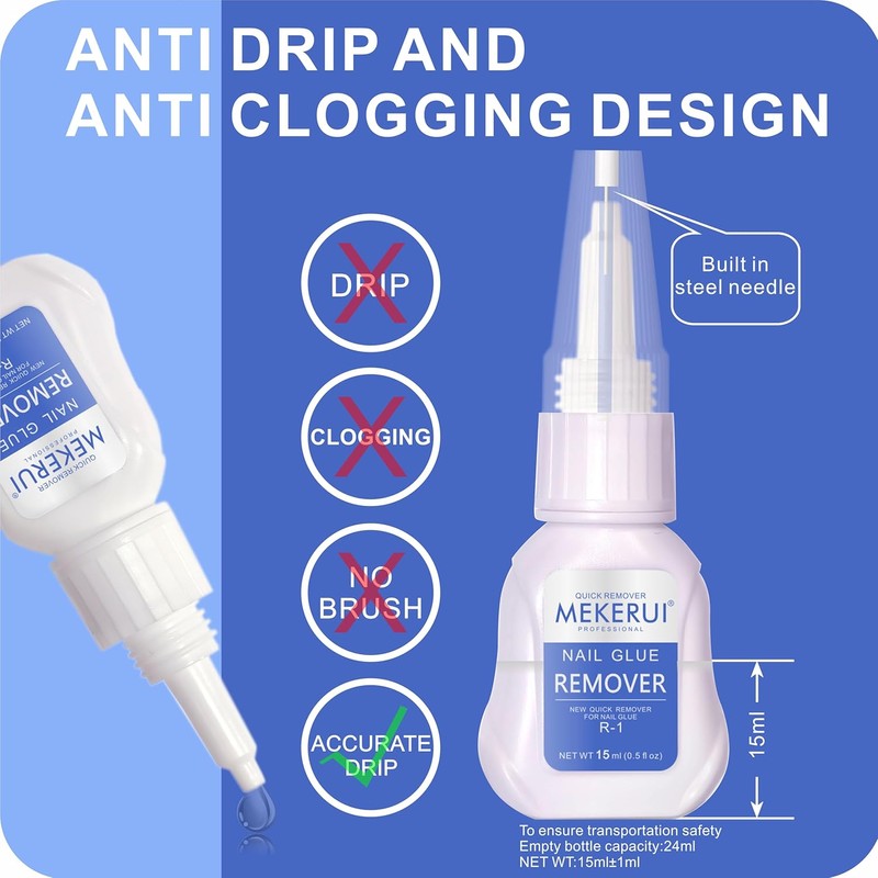 MEKERUI Makerui Nail & Remover Kit - 30+ Days Gel