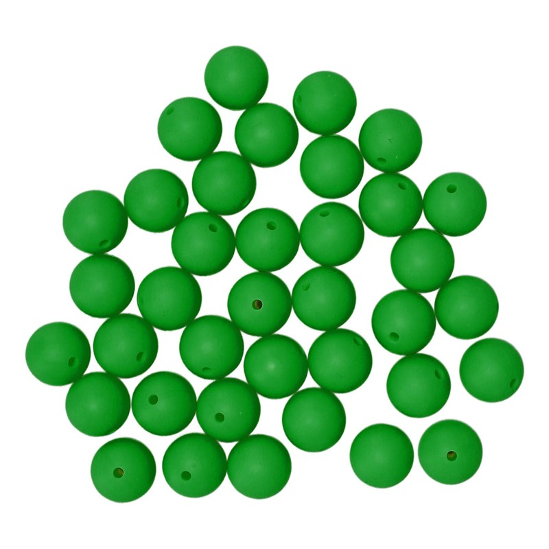 105pcs 15mm Silicone Beads Bulk Round Silicone Beads Loose Beads