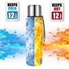 Insulated vacuum Thermo Bottle 1000ml/33.8oz with cup Stainless steel coffee