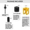 RKK 1-3/8" - 1-3/4" Door Lock Installation Kit Door Hole
