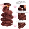 Reddish Brown Bundles Human Hair Brown Bundles Copper Red Body