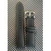 02Straps 22mm Waterproof BLACK Sailcloth Pattern Watch Strap Rubber Bottom