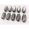 Ten (10) Pack Solid 304 Stainless Steel 1/2-20 Lug Nuts