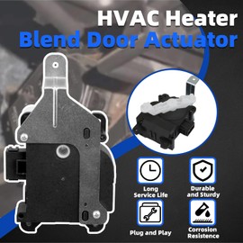 MILIPARTS HVAC Heater Blend Door Actuator,Temperature Driver Motor Assembly Compatible with 03-07 Honda Accord EX, w/Dual Zone Climate Control, Left Main Temperature, OE 79160-SDC-A41