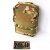 Multicam MOLLE Pouch with MEDIC Patch Camo Tactical Utility Admin