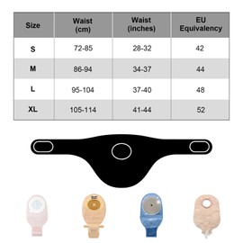 Ostomy Belt for Men & Women - Stealth Support Belt Adjustable for Sports Swimming Gym | Colostomy Bag Covers Ostomy Bag Covers with Inner Pocket Ostomy Wrap Abdominal Support for Secure Discreet Pouch
