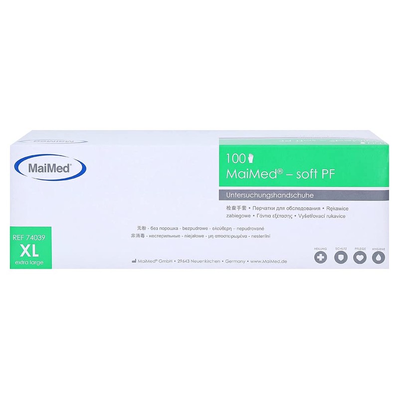 Disposable Latex Powder-Free Gloves XL Pack of 100