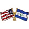CafePress El Salvador America Friend Ship Flag. Square Stick Square