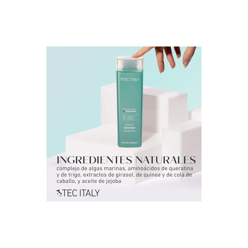 TEC ITALY Balsami Totale Conditioner Cabello con Brillo y Suavidad