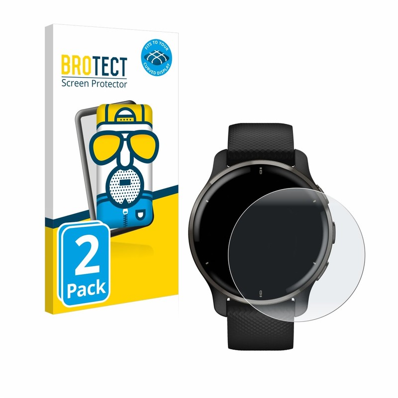 BROTECT Full Cover Protective Film Matt for Garmin Venu 2