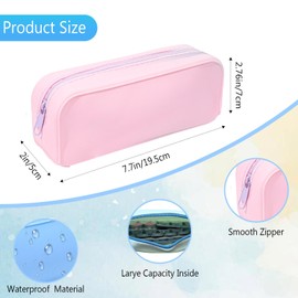 EOREA Travel-Friendly Disposable Daily Contact Lens Case Organizer | Durable Silicone Design | Ideal for Everyday Use & On-the-Go Storage (Pink)