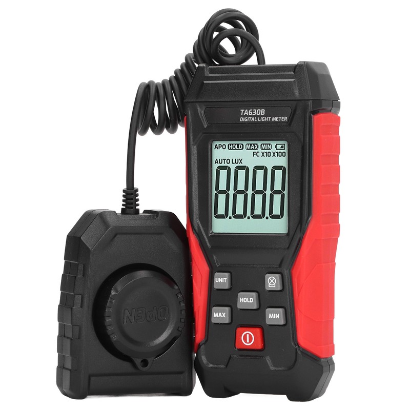 Digital Illuminometer 200000LX High Accuracy Light Meter Automatic Power Off