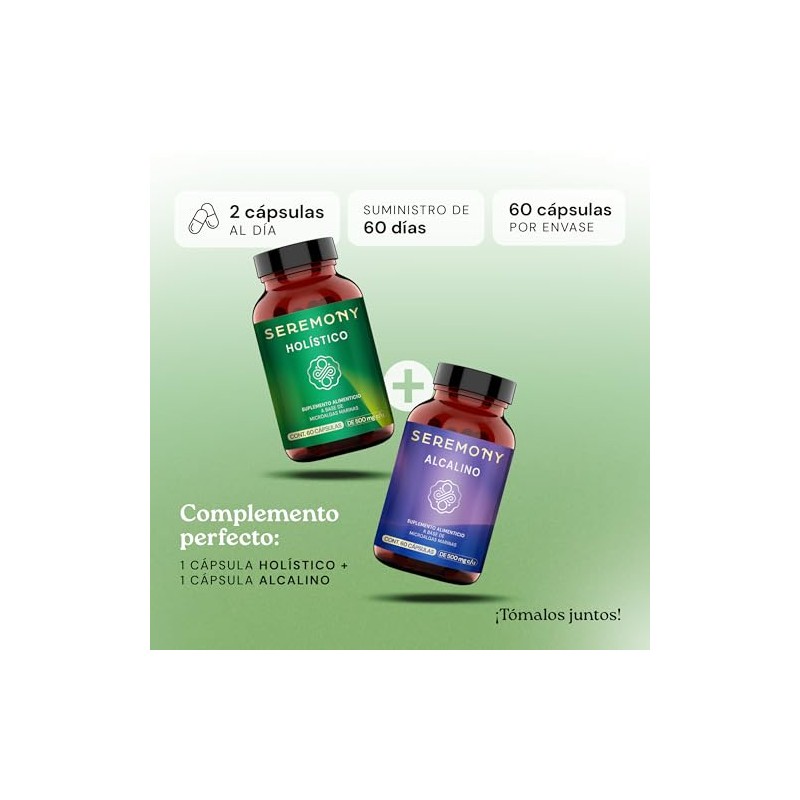 SEREMONY | Multivitamínico Vegano a base de Microalgas Marinas Salvajes