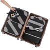 Joyoldelf Compression Suitcase Oragnizer Set - 7-Piece Compression Packing Cubes,