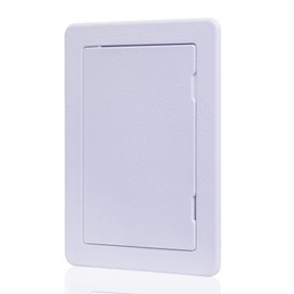 Suteck Plumbing Access Panel for Drywall Ceiling 4 x 6 Inch Reinforced Plastic Wall Access Doors Removable Hinged White