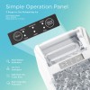 NEWBULIG Portable Countertop Ice Machine,Self-C - White