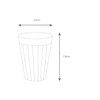 Harfield 150ml Yellow Tumblers Children's Cups (Pack of 6) Reusable