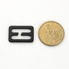 TANJUN 2PCS Metal Buckle Webbing Belt Slide Buckle Hardware Webbing