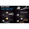 War Eagle Custom Lures WE38BT202 Buzz Toad - Black/Black (3/8oz),