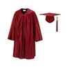 SAMDEEMI Unisex Shiny Kindergarten Graduation Gown Cap Set with 2025