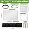 Glooglitter Dryer Vent Kit 4 Inch Dryer Ducting Tube Vent