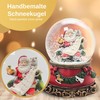 Snow Globe Christmas Music Box | Santa Gift List |