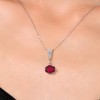 Gem Stone King 925 Sterling Silver Ruby Red Mystic Quartz