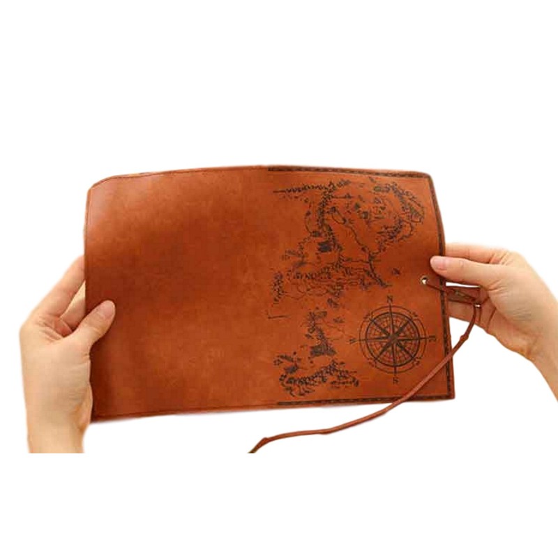 Multi-Purpose Retro Pencil Roll Pencil Case Faux Leather Vintage Artist